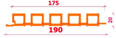 Bản vẽ mặt cắt NT190T20